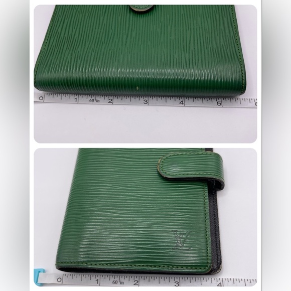 Louis Vuitton - Authentic - Green Epi Small Ring Agenda Cover - Picture 16 of 16